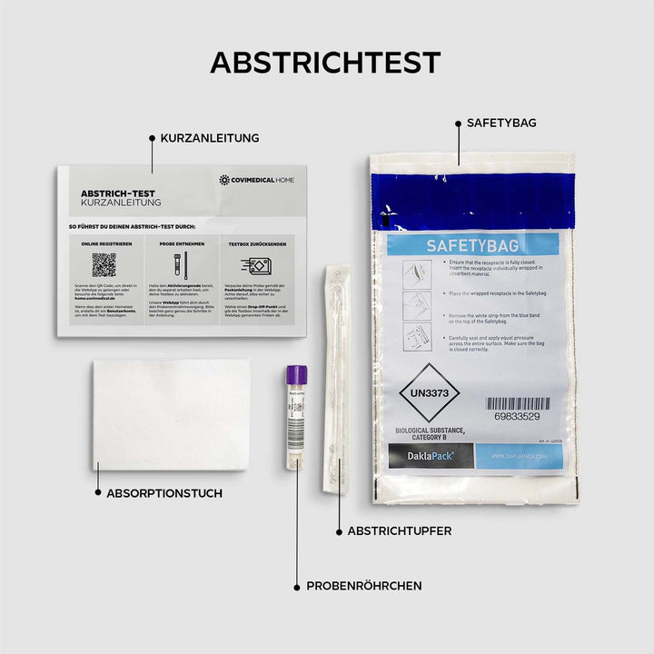 Atemwegsinfektionen-Test (L) - 3 Erreger (3er Pack)